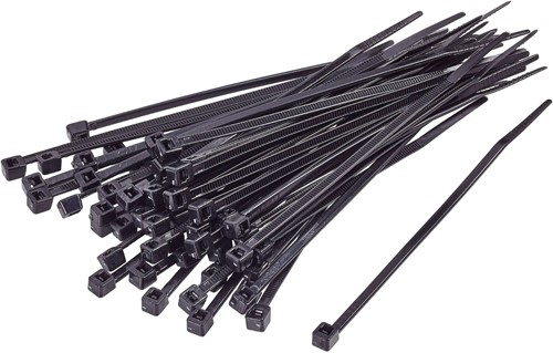 QSP kabelbinder - Tie wrap - 300 x 4,8 mm - Zwart