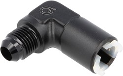 QSP snelaansluiting 90° AN6 - 10 mm