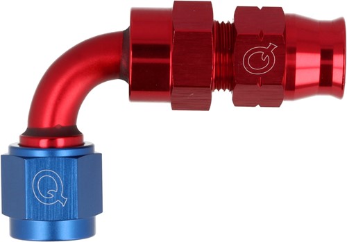 QSP aluminum tube adapter female 90° AN6 - 7.94 mm-3