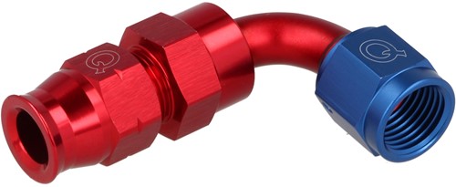 QSP aluminum tube adapter female 90° AN6 - 7.94 mm-2