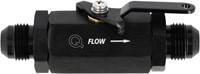 QSP aluminium afsluiter AN6 Zwart-2