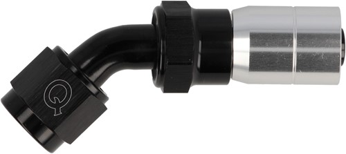 QSP shrink hose adapter 45° AN6-2