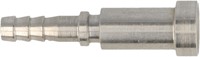 QSP krimp slang adapter concave male RVS AN4-3