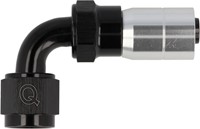 QSP krimp slang adapter 90° AN8-2