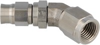 QSP stainless steel brake fitting female / female 45° AN4 - AN3-3