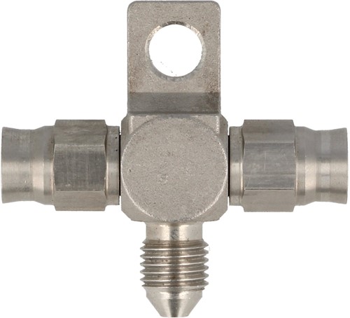 QSP stainless steel T-piece male 3/8UNF - AN3 - AN3-2