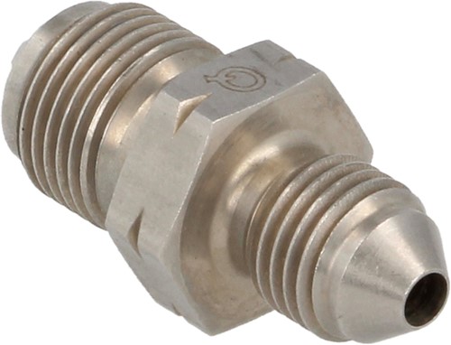 QSP stainless steel adapter male / male AN3 - M10 x 1.25 convex