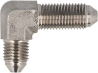 QSP stainless steel bulkhead 90° AN3-2