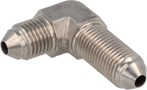 QSP stainless steel bulkhead 90° AN3
