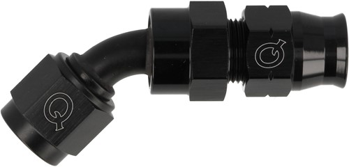 QSP aluminum tube adapter female 45° AN6 - 9.5 mm-3