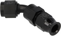 QSP aluminum tube adapter female 45° AN6 - 9.5 mm
