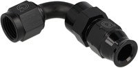 QSP aluminum tube adapter female 90° AN6 - 9.5 mm