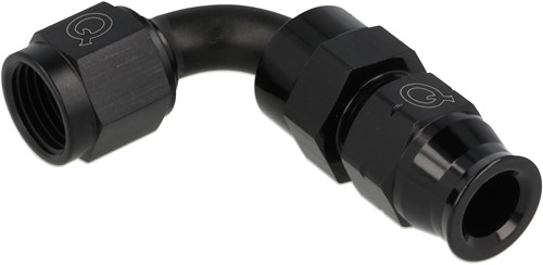QSP aluminum tube adapter female 90° AN6 - 9.5 mm