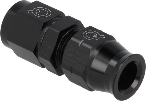 QSP aluminum tube adapter female straight AN8 - 12.7 mm