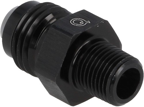 QSP aluminium adapter male AN3 - 1/8 NPT-2