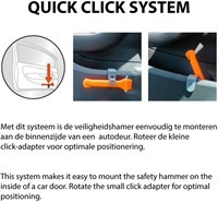 QSP Lifehammer and Belt Cutter - Glow in the dark-2
