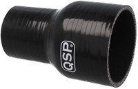 QSP Siliconen slang verloop - 65-60 mm - Zwart-2