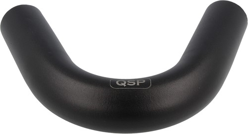 QSP aluminum 135° bend - 60 mm - Black