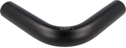 QSP aluminum 90° bend - 102 mm - Black