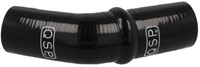 QSP Siliconen balg - 45° bocht - 60 mm - Zwart-2