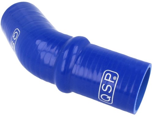 QSP Silicone hump hose - 45° bend - 60 mm - Blue