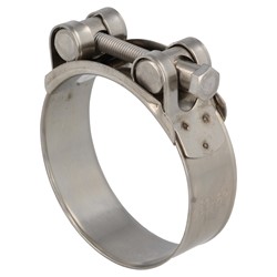 Stainless steel exhaust clamp