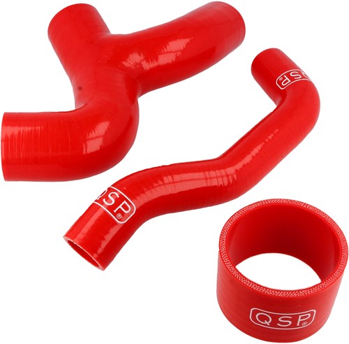 QSP turbo hose set - Subaru GD '01 -'04 - Red