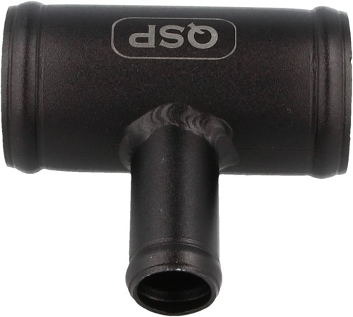 QSP aluminum T-piece - 35 mm (25 mm connection) - Black
