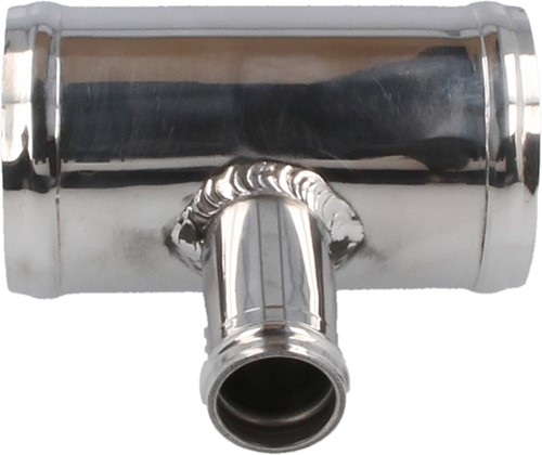 QSP aluminum T-piece - 63 mm (25 mm connection) - Silver-2