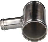 QSP aluminum T-piece - 63 mm (25 mm connection) - Silver-3
