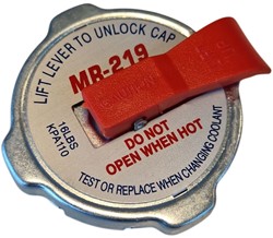 QSP aluminum radiator cap 42 mm - with lever