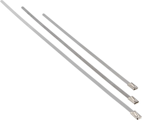 Stainless steel cable ties - Length 150 mm - 10 pieces