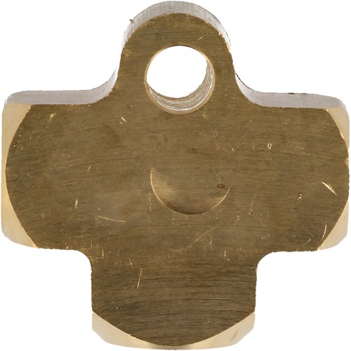 QSP T-stuk - 3x 3/8'' UNF concave-2