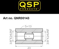 QSP verbinder female - 3/8'' UNF concave-3