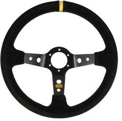 QSP sportstuur suède - 350 mm - diep 90 mm QSP sports steering wheel suede - 350 mm - deep 90 mm