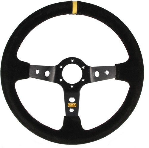 QSP sportstuur suède - 350 mm - diep 90 mm