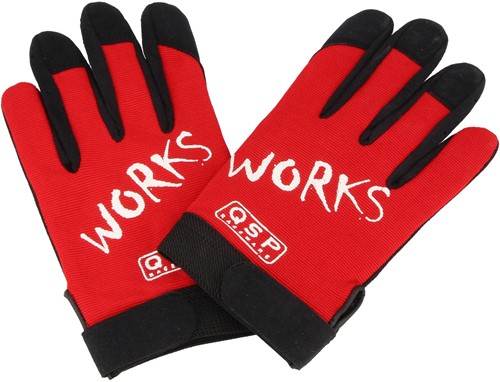 QSP Works werkhandschoen - Rood - Maat XXL-3