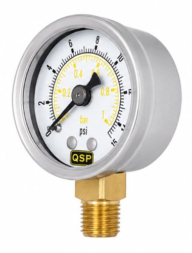 QSP Brandstofdrukmeter 0-1 Bar (0-15 psi) (carburateur)-2