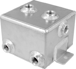 QSP aluminum fuel catch tank