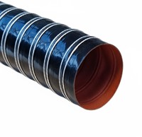 2-ply Ducthose Silicone/Fiberglass - ID= 20mm - Black-2