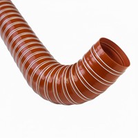 2-ply Ducthose Silicone/Fiberglass - ID= 20mm - Red