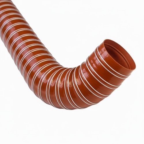 2-ply Ducthose Silicone/Fiberglass - ID= 89mm - Red