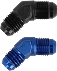 QSP aluminum adapter male 45°