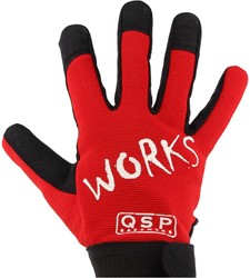 QSP Works werkhandschoen - Rood
